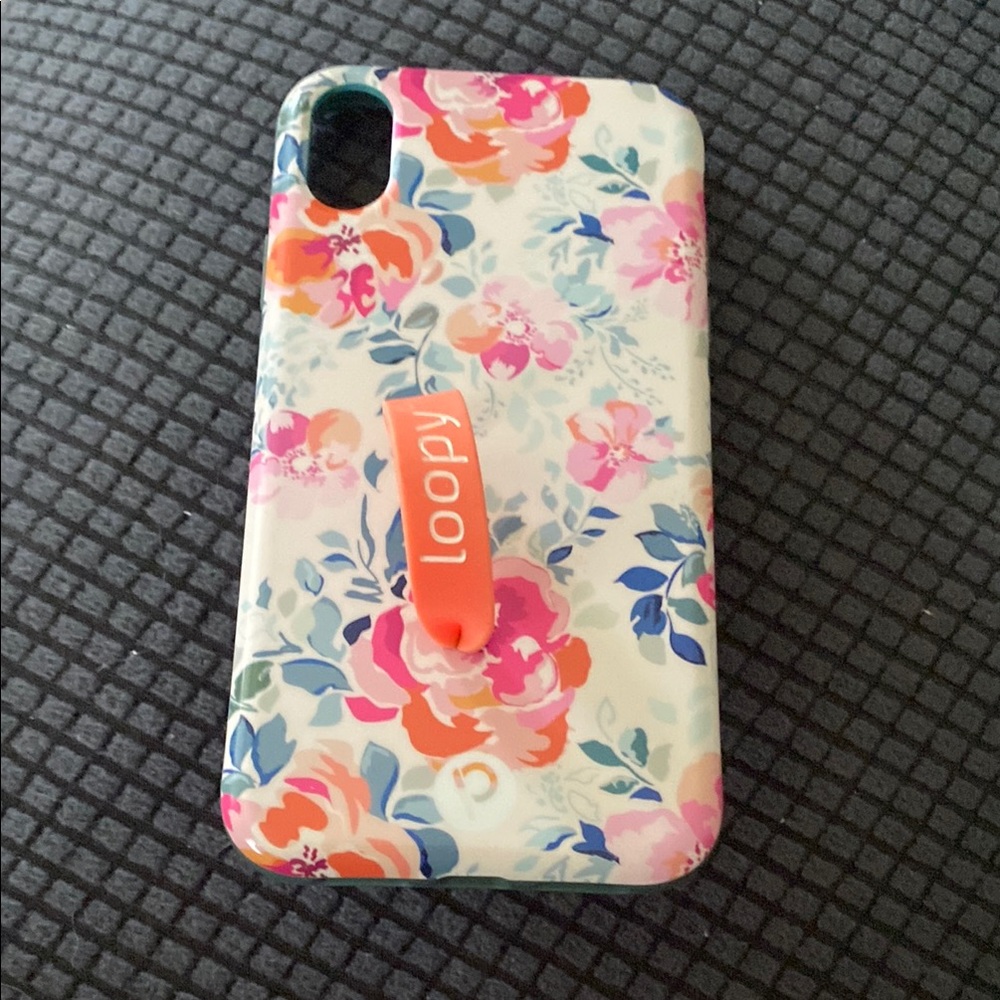 iPhone 8 Loopy Case Pink and Orange Protective iPhone Case